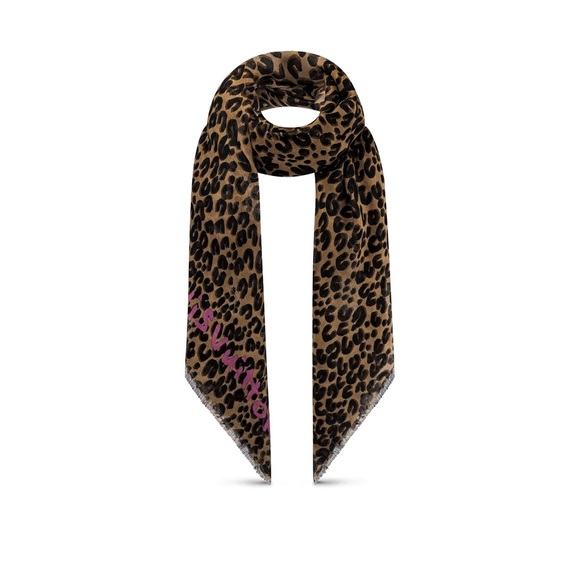 Louis Vuitton Leopard Etole Stephen Sprouse Stole - Picture 8 of 8